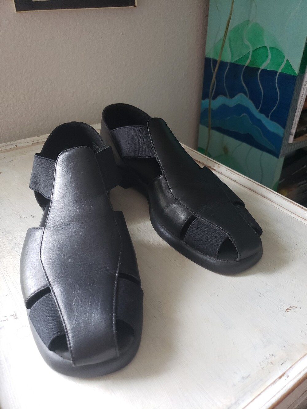 Mootsies Tootsies Leather Comfort Sandals Size 10M